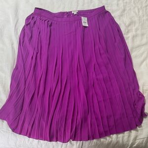 J. Crew Vibrant Purple A-Line Skirt